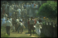 <p>An army of ‘Kar Sevaks’ gathered in Ayodhya and started an agitation while shouting provocative slogans. </p>