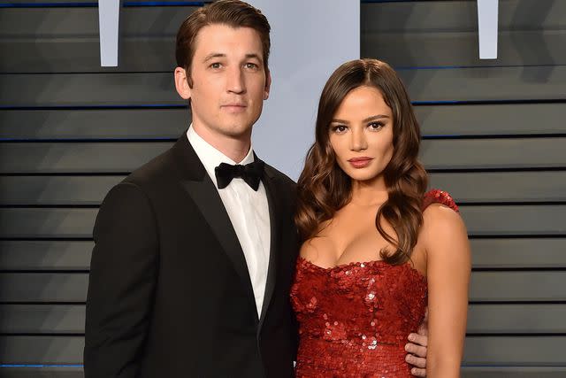 Axelle/Bauer-Griffin/FilmMagic Miles Teller and wife Keleigh