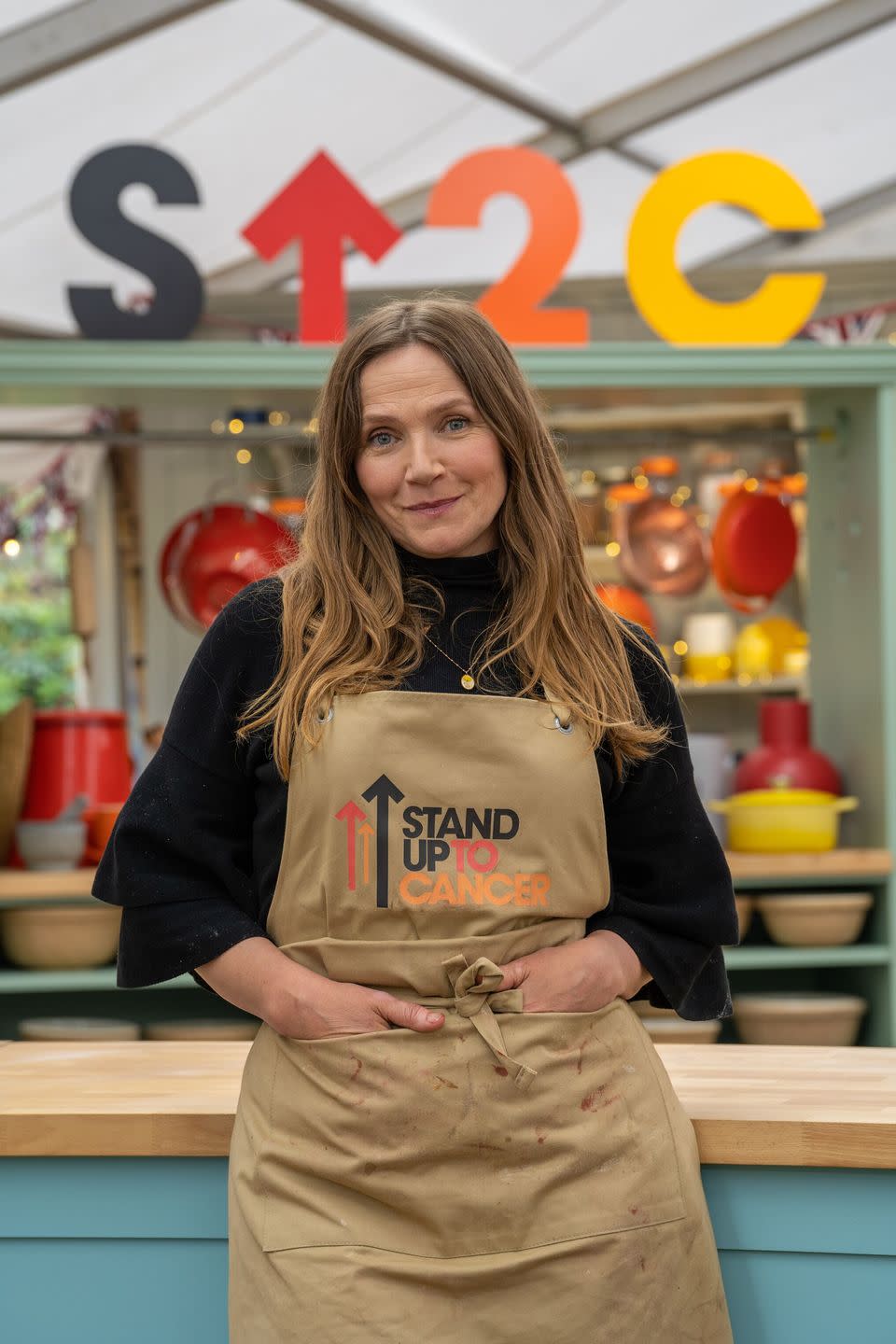 bake off stand up 2 cancer, jessica hynes