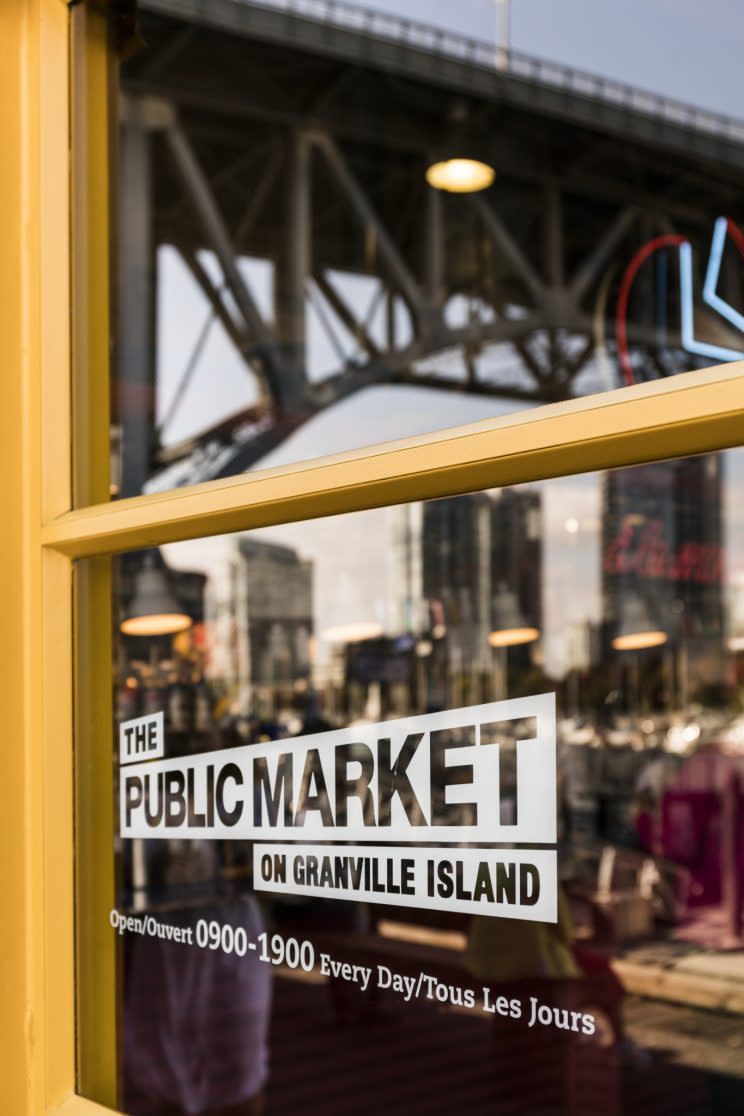 Granville Island’s public market has the best in local fresh produce with an array of vendors offering a wide range of foods [TOURISM VANCOUVER]