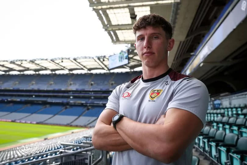 Down captain Pierce Laverty pictured at Tuesday's launch of the Tailteann Cup at Croke Park