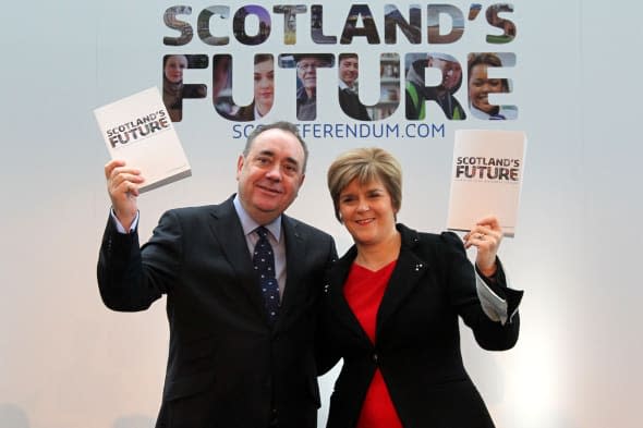 Alex Salmond and Nicola Sturgeon