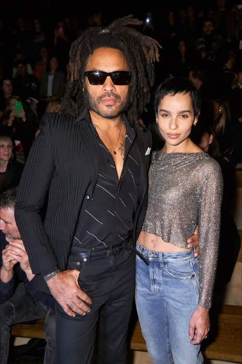 Lenny Kravitz con su hija