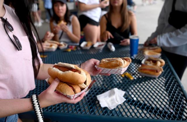 Take me out to the ball game, buy me 10K hot dogs. PSU baseball 'dollar dog'  deal is a hit