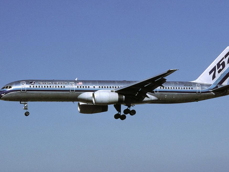 Honeywell's Boeing 757 when it flew for Eastern Air Lines, registered N504EA.