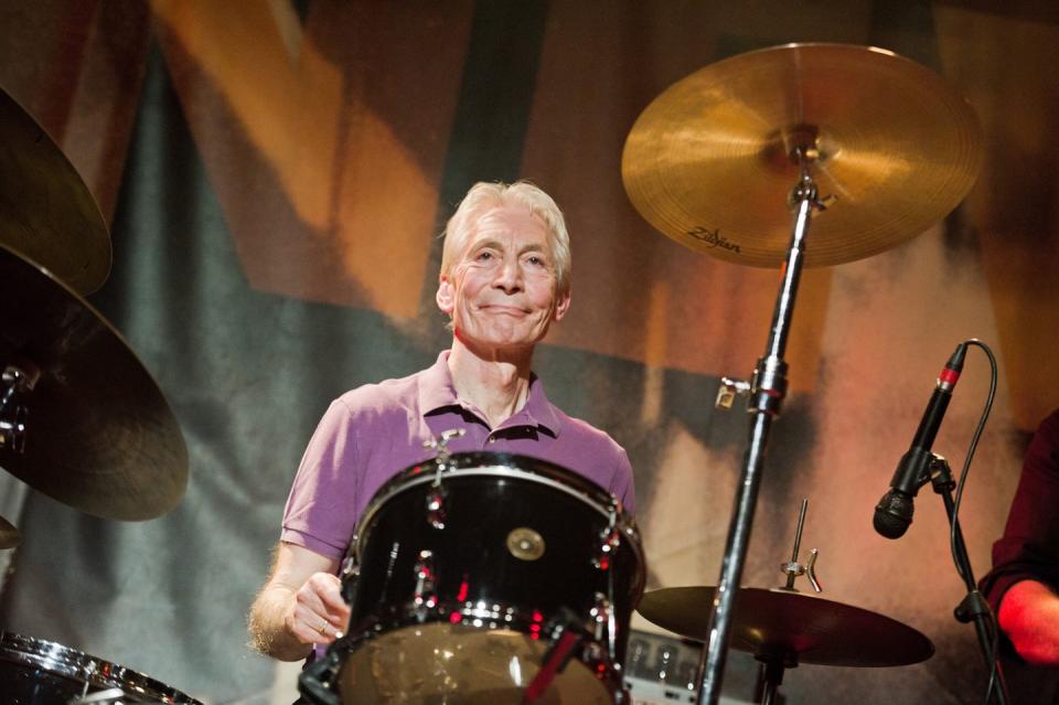 <p>Charlie Watts performs with The A,B,C,D of Boogie Woogie at Le New Morning on October 2, 2011 in Paris, France.</p>