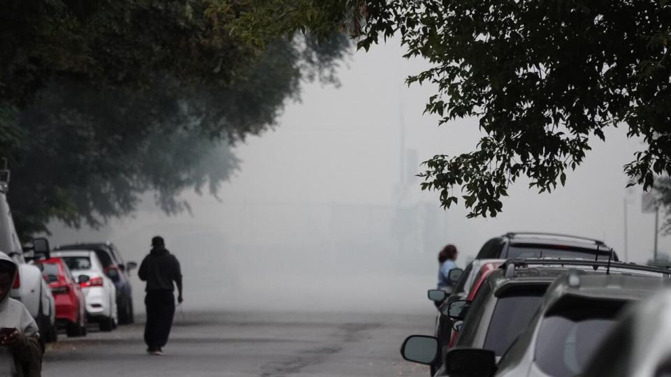 A cloud of smoke in the Port of Montreal drifted into nearby neighbourhoods. 