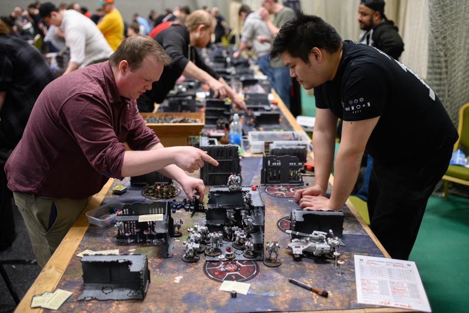 Warhammer 40,000 is the most popular miniature war game on the planet. (Oli Scarff/AFP)