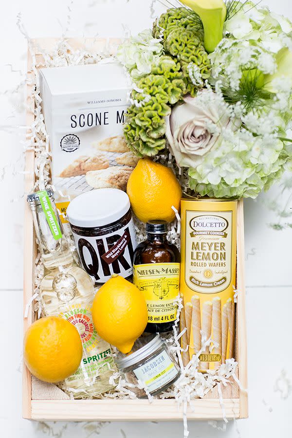 Do It Yourself Gift Basket Idea · Sweet Lemon Made