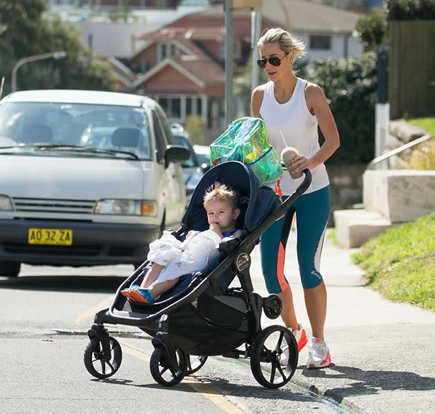 Roxy with her son Hunter. Source: Media Mode