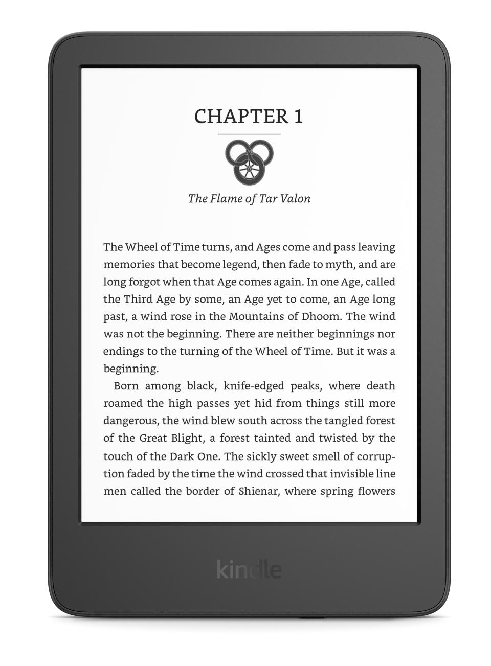 Los lectores especializados de libros electrónicos, como el Kindle de Amazon, ofrecen una experiencia de lectura fluida con texto nítido y de alta resolución sobre un fondo neutro. (Amazon vía The New York Times).