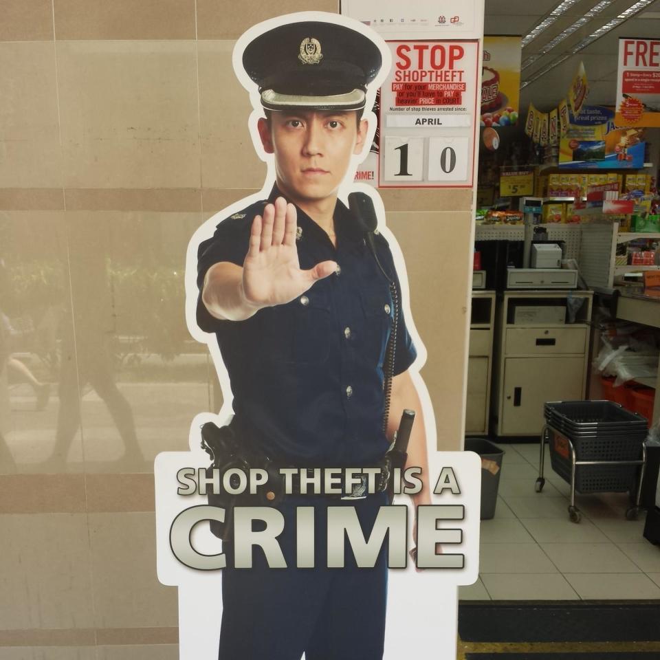 Although he's quite a yandao police officer, admittedly. Credit: Gim Goh's Facebook Profile