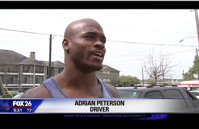 Adrian Peterson, “driver.”