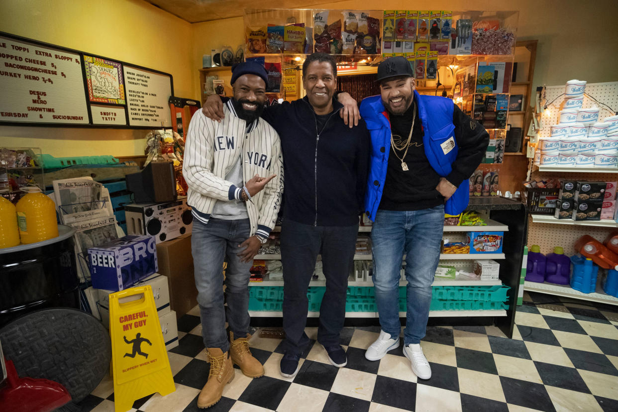 Desus Nice and The Kid Mero with Denzel Washington