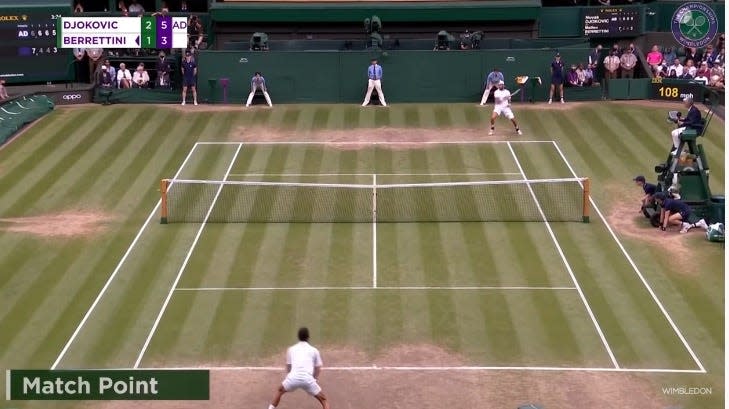 2021 Wimbledon Final Grass