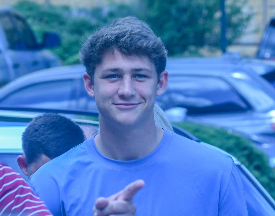 2024 4-star Florida State football quarterback commit Luke Kromenhoek on his official visit on Friday, June 23, 2023, in Tallahassee, Florida.