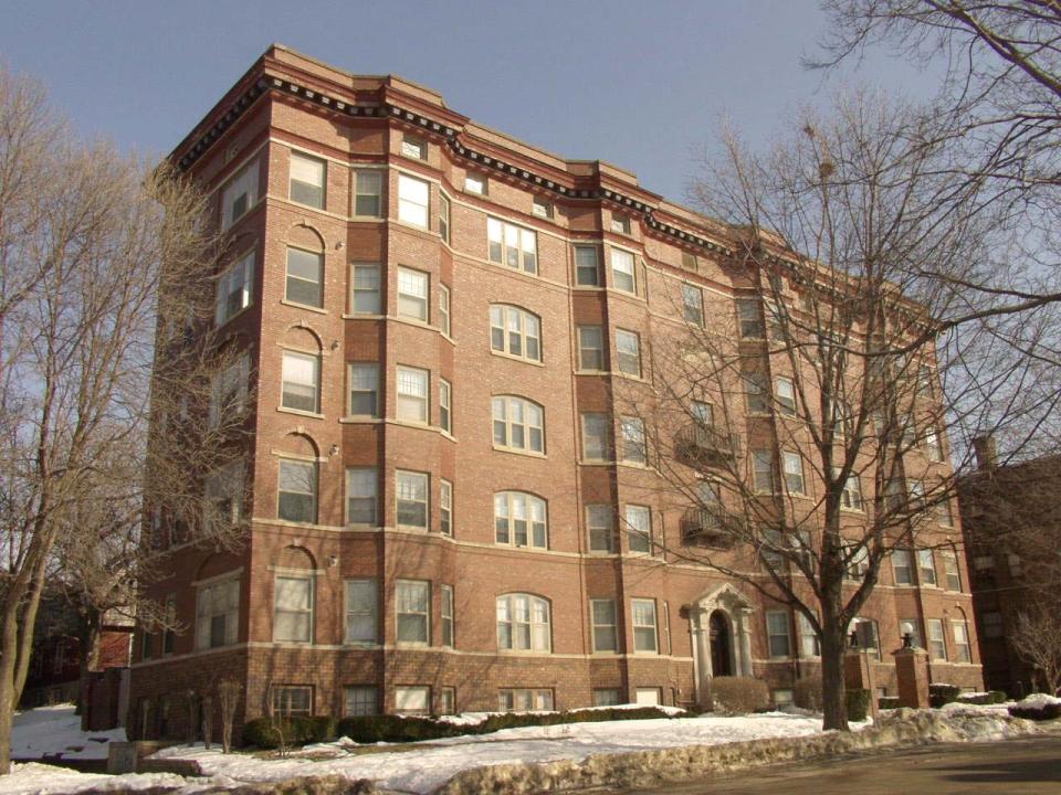 An apartment building at 1721 Pleasant St. in Des Moines is one of five properties owned by Edwin Allen III that are now in foreclosure.