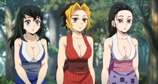 Cute Teen Girls Nice Cleavage - Fans highlight Chinese censorship of 'Demon Slayer: Kimetsu no Yaiba' anime