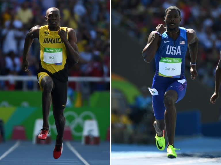 Gatlin's (R) rivalry with Bolt (L) has been one of sprinting's most compelling narratives since the American returned to track and field in 2010 after a four-year doping ban