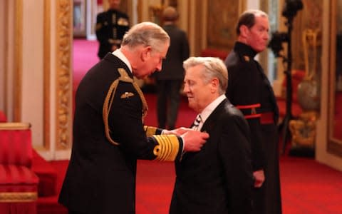 Joe Longthorne received an MBE in 2012 - Credit: PA