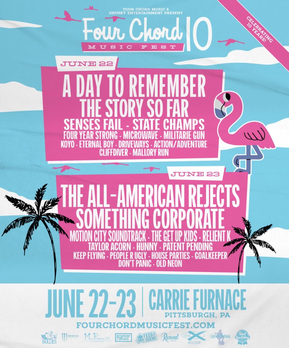 Four Chord Music Fest 2024 poster