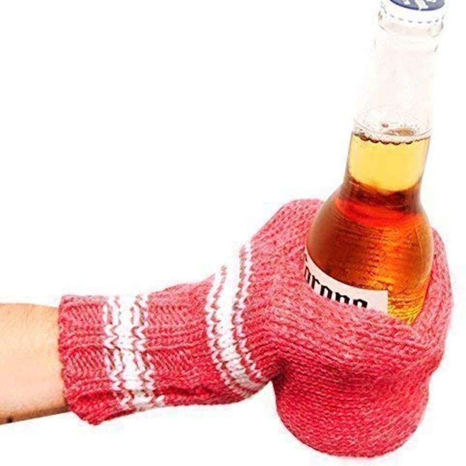 31) Knit Beer Mitt