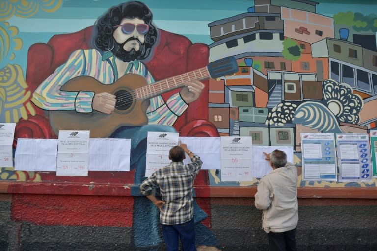 Venezuelans went to the polls on December 9, 2018, as seen at this voting station in Caracas, with record low turnout