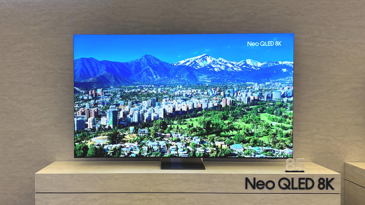  The Samsung QN900D Neo QLED 8K TV. 