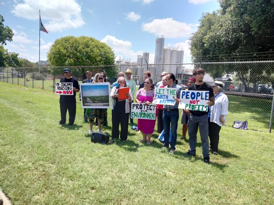 PODER protest/press conference