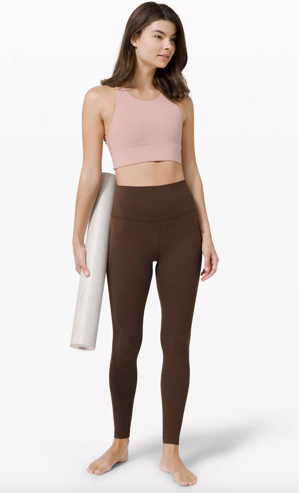 Align leggings in Earth Brown, $98.