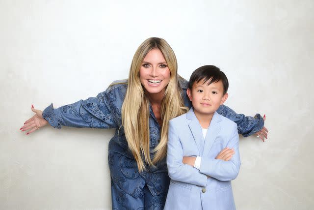 <p>Max Montgomery</p> Heidi Klum for UNICEF