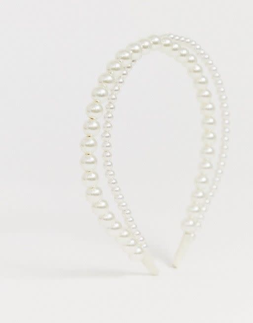 Double Pearl Headband