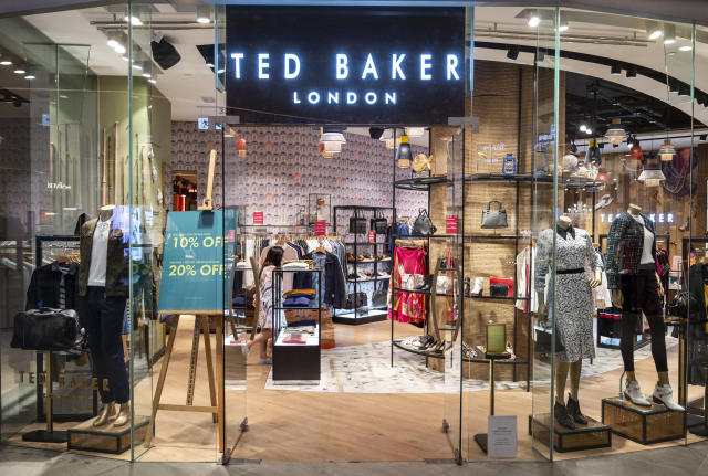 Ted Baker's store revenue gains on recovering footfall, formalwear sales