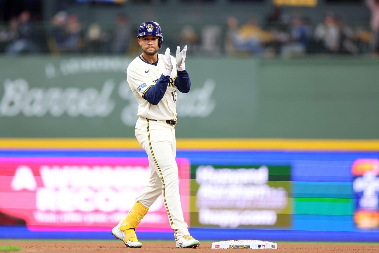 Blake Perkins has risen from anonymity to becoming a key contributor for the Brewers in the last year.