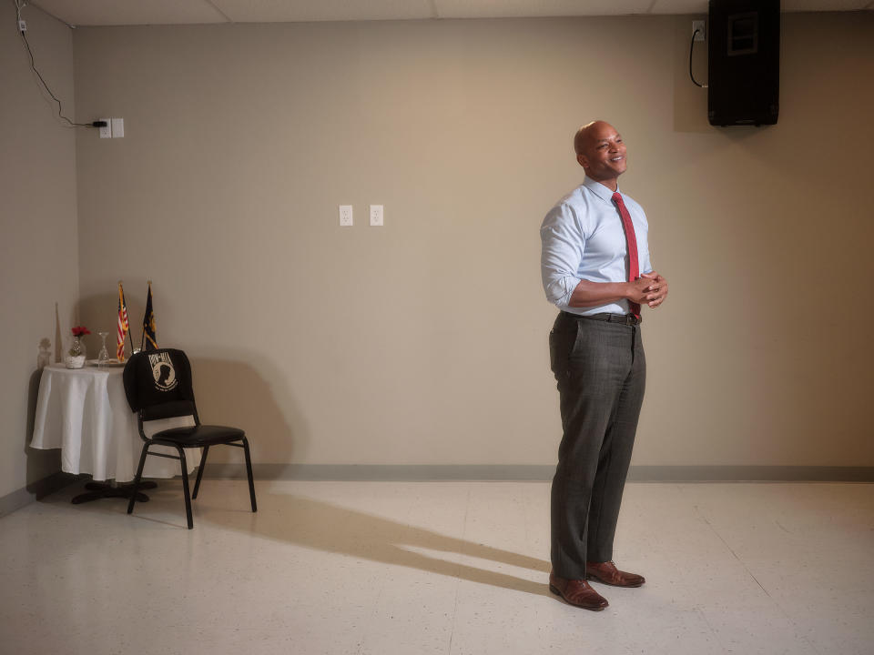 Moore during a January visit to American legion post 77 in Easton, Md.<span class="copyright">Jared Soares for TIME</span>