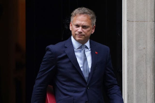 Transport Secretary Grant Shapps 