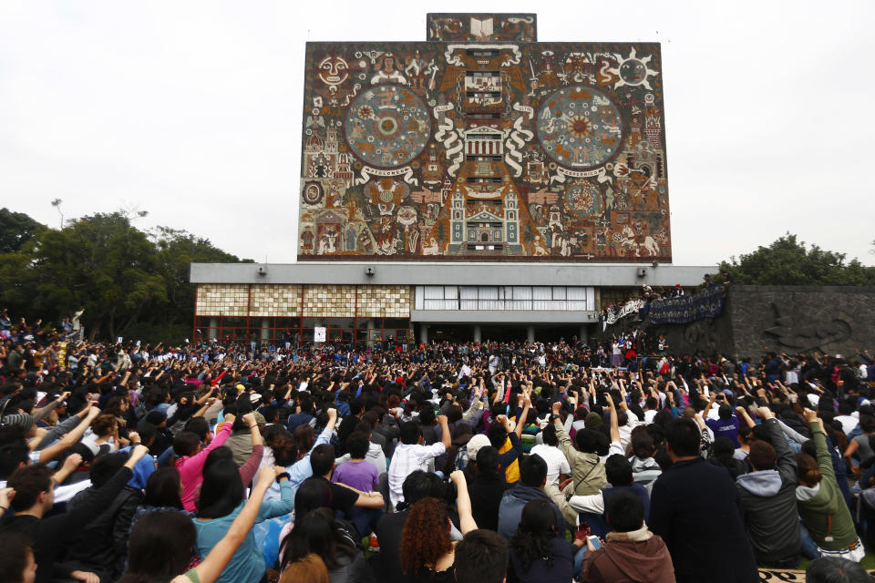 Mexico student protest