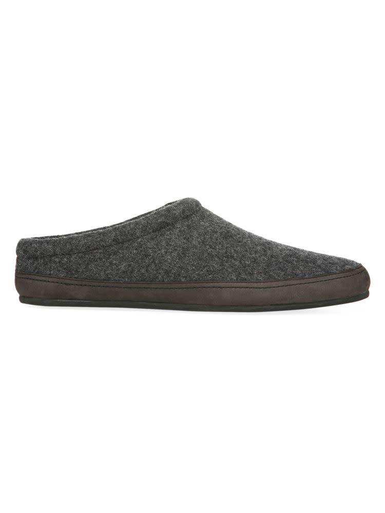 Howell Shearling-Lined Wool Slippers