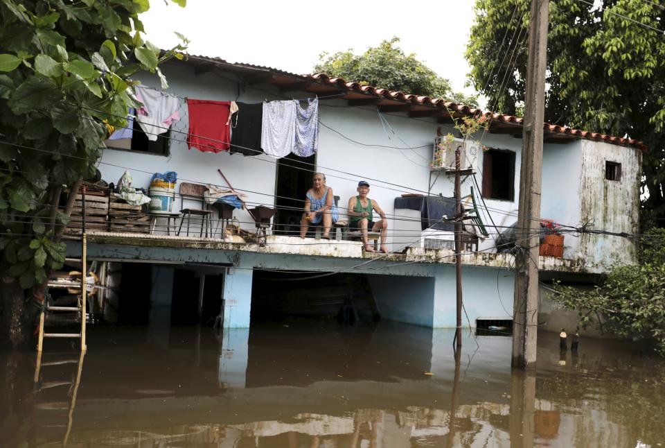 Severe flooding in South America
