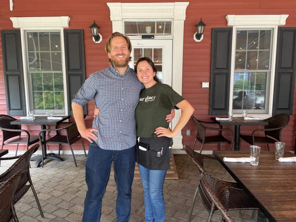 Melanie LaHara and Marc Kenyon, the owners of the newly opened Our Place Kitchen & Bar in Yorktown Heights. Photographed July 7, 2023