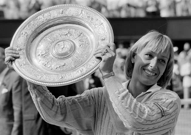 Martina Navratilova enjoyed huge success at Wimbledon during her career