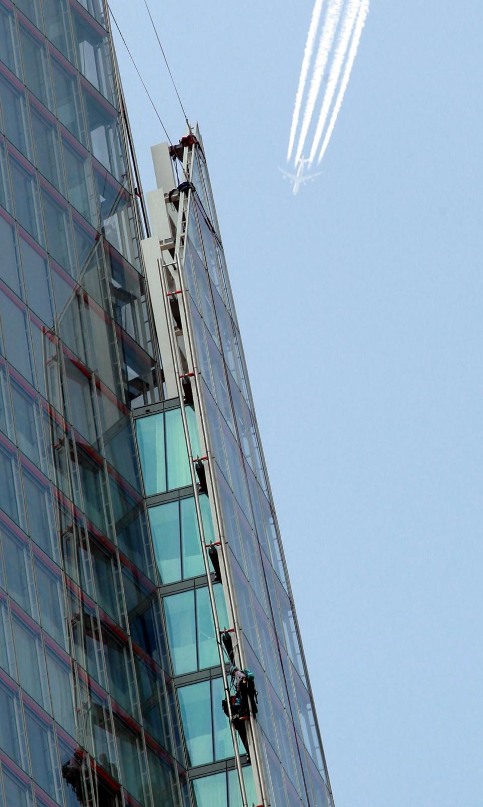 Greenpeace protest at the Shard