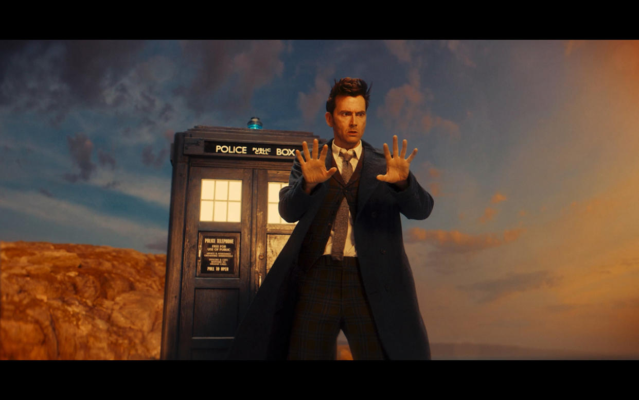 David Tennant made a surprise return to Doctor Who. (BBC)