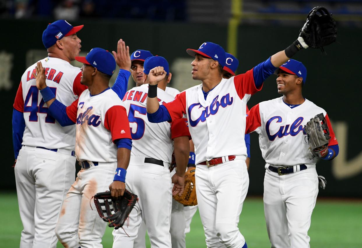 MLB and the Cuban Baseball Federation have struck a deal that would allow Cuban players to join major league organizations without defecting. (Getty Images)