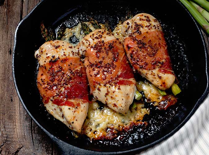 Havarti Asparagus Stuffed Chicken