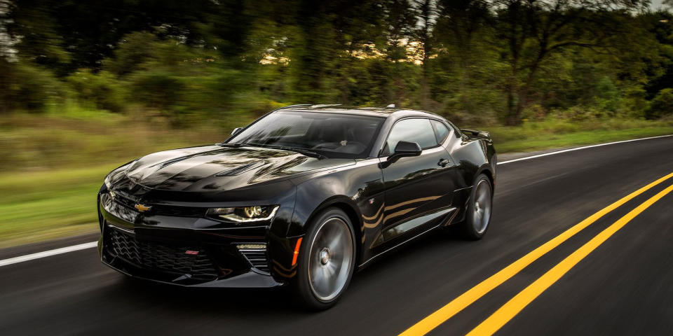 <p>It's hard to describe exactly how good the new Camaro SS is. Not only does it have the same motor as the Corvette, it was also the clear winner in our last <a rel="nofollow noopener" href="http://www.roadandtrack.com/new-cars/reviews/a27655/2016-chevrolet-camaro-ss-vs-2016-ford-mustang-gt/" target="_blank" data-ylk="slk:head-to-head comparison of it and the Ford Mustang GT;elm:context_link;itc:0;sec:content-canvas" class="link ">head-to-head comparison of it and the Ford Mustang GT</a>. As we said in our first drive, it's "<a rel="nofollow noopener" href="http://www.roadandtrack.com/new-cars/first-drives/a27066/2016-chevrolet-camaro-ss-first-drive/" target="_blank" data-ylk="slk:very, very good. Very good. Damn good;elm:context_link;itc:0;sec:content-canvas" class="link ">very, very good. Very good. Damn good</a>."</p>