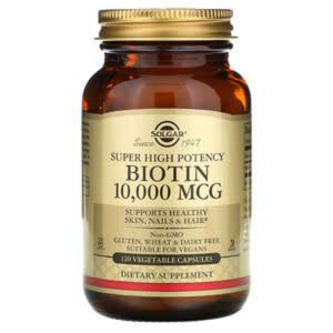 solgar, best biotin hair supplements