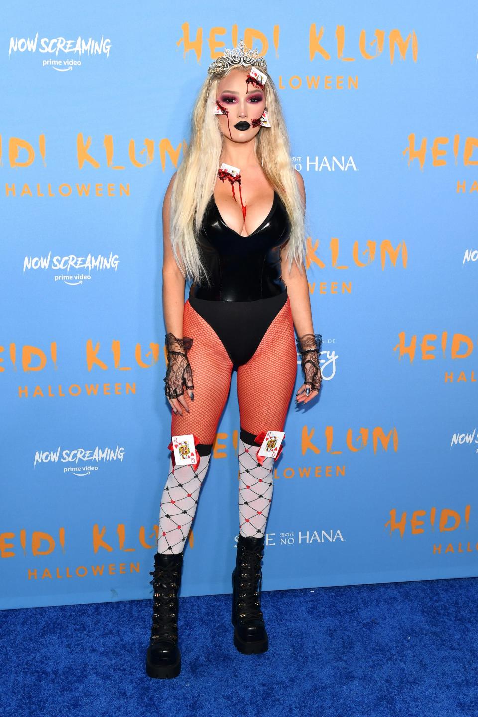 Meredith Duxbury attends Heidi Klum's 2022 Halloween party.