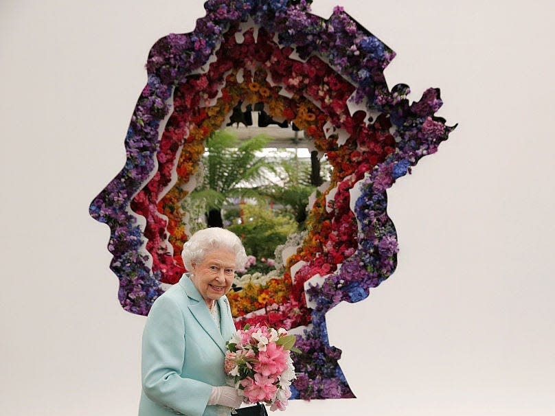 Queen Elizabeth at the 2016 Chelsea Flower Show