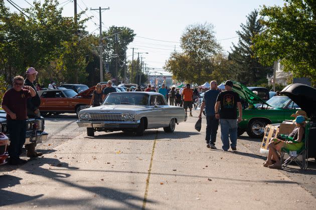 Another sighting at the classic car show. (Photo: Damon Dahlen/HuffPost)